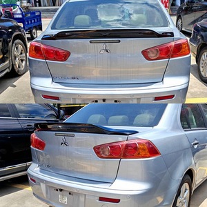Adatto per Mitsubishi Lancer Winged EVO 2009-2016, modifica del spoiler posteriore senza foratura, parti decorative esterne, alettone posteriore. - Product Image 4