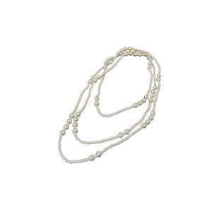 Multi Layered Imitation Pearl Necklace For Women Sweater Chain Light Luxury Elegant Autumn Winter Accessory - Product Image 4