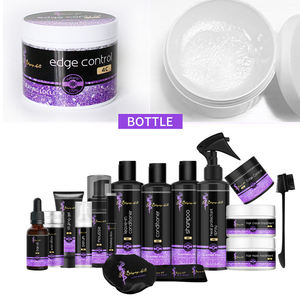 Arganrro Marque privée Sans résidu Et Sans écaillage Tenue forte Contrôle des bords <span class=keywords><strong>vanille</strong></span> Pour Cheveux Noirs 4C - Product Image 2