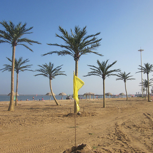 Respetuoso del medio ambiente plástico incombustible <span class=keywords><strong>Tropical</strong></span> Artificial al aire libre de <span class=keywords><strong>palma</strong></span> de coco árbol - Product Image 2