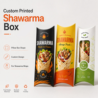 Großhandel: Personalisierte Shawarma-Boxen zum Abreißen – Einweg-Verpackungen für Döner, Kebab und Burrito zum Mitnehmen
