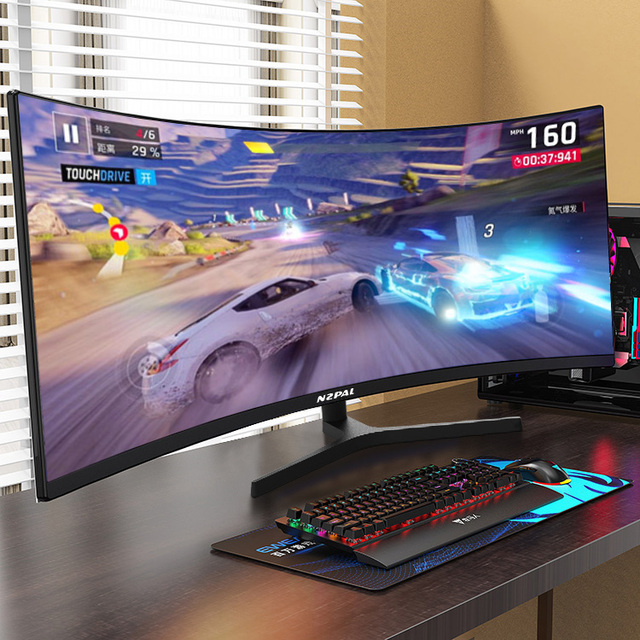 34 Inch Curved Screen Monitor 165 Hz 180Hz 4K 3440*1440 Resolution Gaming Monitor 34inch