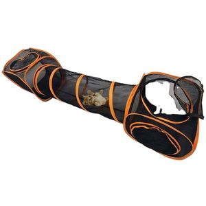 Nouvelle Conception Usine BSCI : Cube pour Chat Pliable et Extensible avec Tunnel, Maison de Jeu Intérieure/Extérieure pour Chat, Hamster, Lapin – Portable - Product Image 2