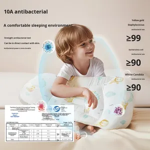 Protección para el Cuello y <span class=keywords><strong>la</strong></span> Columna Vertebral para Niños, Transpirable, <span class=keywords><strong>de</strong></span> Punto, Absorbente <span class=keywords><strong>de</strong></span> Sudor, para las Cuatro Estaciones, Antibacteriana <span class=keywords><strong>de</strong></span> Doble Cara - Product Image 2