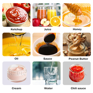 HZPK China Máquina de llenado semiautomática de líquidos y pastas con calentador y mezclador para aceite de ensalada, miel y fluidos de alta viscosidad 40L - Product Image 6