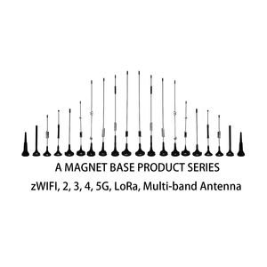 Câble OMNI RG174 personnalisable Base magnétique forte 12dBi antenne hélicoïdale à ressort mâle pour GSM 2G 3G 4G LTE 50 Ohm vertical - Product Image 6