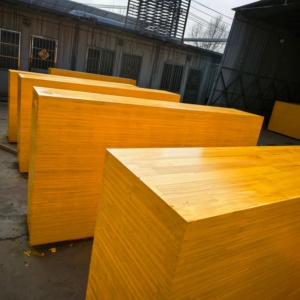 Panel <span class=keywords><strong>de</strong></span> Encofrado Amarillo Impermeable <span class=keywords><strong>de</strong></span> 3 Capas, Paneles <span class=keywords><strong>de</strong></span> Tablero Grueso <span class=keywords><strong>de</strong></span> Tres Capas, Encofrado <span class=keywords><strong>de</strong></span> Hormigón - Product Image 3