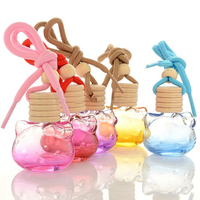 Pendentif huile parfum arôme 10ml désodorisant voiture suspendu diffuseur vide bouteilles de parfum en verre