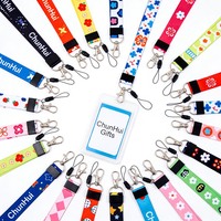 CH Wholesale Sublimation Printing Polyester Lanyards With Logo Custom Certification Keychain OEM ODM ECO Promotion Event Gifts