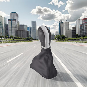 Poignée de levier de vitesses automatique, cache-poussière en cuir pour VW Golf 6 Jetta MK6 EOS Passat B7 CC <span class=keywords><strong>Sharan</strong></span> 7N 2010 Seat - Product Image 3