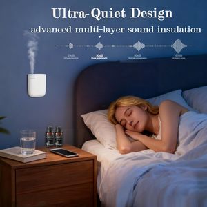 OEM Home Wall Plug-In Aromatherapy <b>Diffuser</b> 60ml Smart Control Spa Electric Scent Machine for Fragrance <b>Oil</b> - Product Image 3
