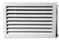 Ventilateur fixe à grandes persiennes en aluminium pour système de ventilation de climatisation HVAC avec sortie de grille de filtre vierge