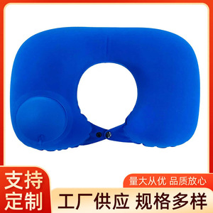 Inflatable Pillow 28x28x14cm Portable Eco-Friendly PVC Travel <b>Backrest</b> Outdoor Nap Support - Product Image 5