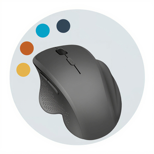 Custom Logo Mini LED Wireless 2.4GHz 1600 DPI <b>USB</b>+BT Rechargeable Silent <b>Mouse</b> for Computer PC Office - Product Image 3