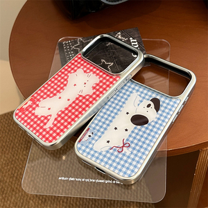 Coques de téléphone pour iPhone 17 Pro Max, 15, 16, 13, 14, motifs de personnages individuels, chats et chiens de dessin animé, adaptées aux coques de téléphone avec gouttes de colle - Product Image 3