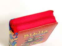 Bible à couverture kraft avec reliure parfaite personnalisée, Letra Grande Reyna Valera, avec fermeture éclair, journal de prière, KJV, impression de la Sainte Bible