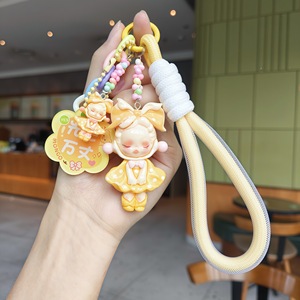 Neueste vibrierende Perlen Acryl Anhänger Lanyard-Mehrzweck für Telefon, Schlüssel & stilvolle Tasche Dekoration - Product Image 5