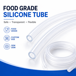 <span class=keywords><strong>Silicona</strong></span> de Grado Alimenticio para Dispensador de Agua de Cafetera, Manguera Flexible de Alta Transparencia, <span class=keywords><strong>Tubo</strong></span> de <span class=keywords><strong>Silicona</strong></span> Resistente al Calor para Bebidas, OEM - Product Image 2
