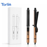 Fer à boucler Torlin Electric 32MM Vintage pour ondulations fines et boucles serrées avec protection intelligente anti-brûlure pour femmes et hommes, usage domestique