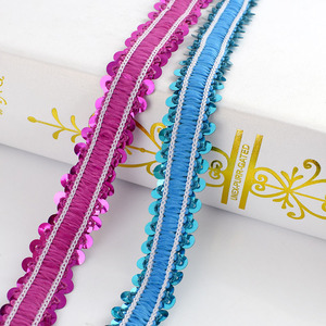 Deepeel KY335 2Cm Tự May Phụ Kiện May Mặc Sân Khấu Đầm Paillette Ren Trang Trí Ren Đàn Hồi Ren - Product Image 2