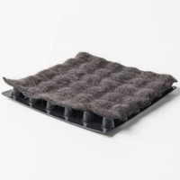 Étanchéité souterraine avec feuille de drainage ondulée, drainage multicouche composite pour les infrastructures