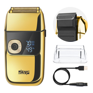 DSP Electric <b>Shaver</b> With Digital Display USB Rechargeable Twin Blade For Men <b>Face</b> Shaving - Product Image 1