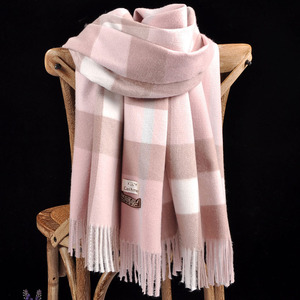 Sciarpa scozzese da 190*70cm per donna sciarpa calda classica autunnale e invernale britannica