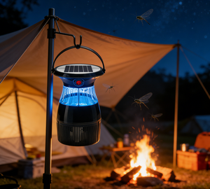 Lámpara Antimosquitos LED para Exteriores con <span class=keywords><strong>Ventilador</strong></span> de Succión, Trampa para Insectos de Material ABS y Lámpara Repelente de <span class=keywords><strong>Mosquitos</strong></span> - Product Image 3