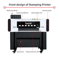 Impresora Textil DTF Locor Nueva de 60 cm A2 con 2 Cabezales i3200, Impresora de Camisetas sin Bordes con Película PET, Suministro Directo de Fábrica