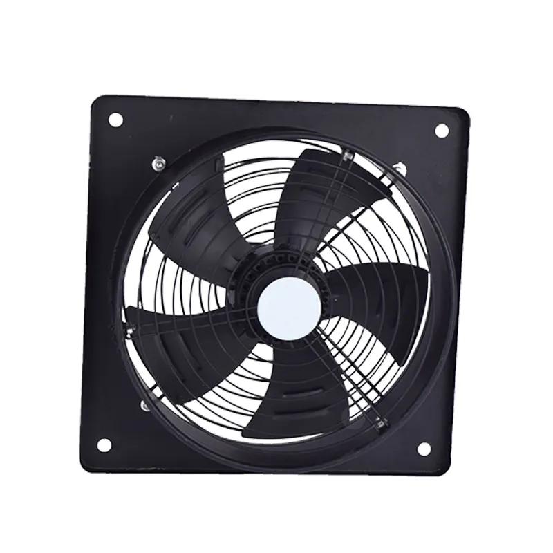 Grand Volume d'air 220V Rotor extérieur carré ventilateur à flux Axial d'échappement à grande vitesse