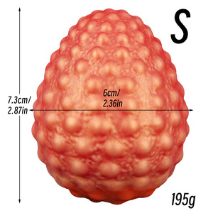NewDrago EggAnalPlugwitDetachableLon Chain LiquidSiliconeTexturedButtPlug,SMTrainin AnalDilatorAdultSexToysforCouplesWholesale - Product Image 6