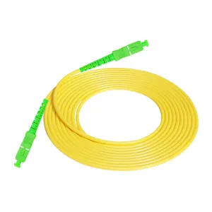 china HUWEI factory price sc /apc-fc/pc patchcord Fiber Optic Cable Jumper Fiber Optic Cable Patch Cord Ftth Optical Fibers