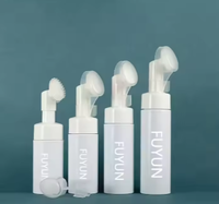 Flacon pompe mousse cosmétique en plastique 100ml 150ml 200ml, flacon applicateur spray distributeur 80ml avec brosse pour nettoyant et mousse