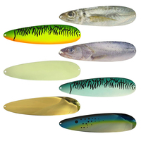 Leurre crankbait imprimé à paillettes en acier inoxydable de 8/9 pouces, style européen et américain, le plus vendu à l'international, pour la pêche au bar.