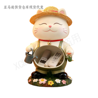 Statue de chat professeur diplômé - Figurine artisanale en polyrésine personnalisée pour le rangement amusant sur le bureau et à l'entrée, idéale pour ranger les clés et les bibelots