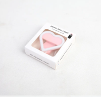 Anneau lumineux LED rechargeable USB pour selfie Clip-on Mobile Phone Live Photography Fill light Portable Mini Pink Heart Ring Light