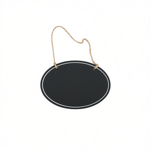 Lavagna in Legno Ilan 10x7 Cm con Corda per Appendere, Decorazione - Product Image 2