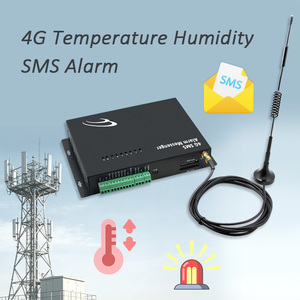 Alarme SMS 4G de température et d'humidité avec antenne et sorties relais pour la surveillance environnementale industrielle - Product Image 3