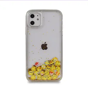 Vigreat Fashion Colorful Glitter PVC Phone Case Custom Cartoon Printed Mobile Phones Cases