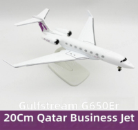 Modelo de Avión de Aleación a Escala 1:400 de 20 CM, G650ER, para Colecciones y Regalos