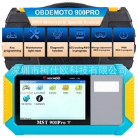 OBDEMOTO 900PRO para Diagnóstico de Motocicletas, Llave Inteligente con Chip 8A, 2 Botones, Compatible con ODO, Herramienta de Diagnóstico Tres en Uno