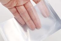 Paquet d'échantillon de matériaux recyclés de forme spéciale personnalisée soin de la peau crème pour le visage sachet liquide d'échantillon de cosmétiques pour liquide pour le visage
