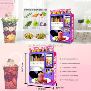 Innovative Self-Service Vending <strong>Machine</strong> Full <strong>Automatic</strong> Customize Fruit Smoothie Vending <strong>Machine</strong> Credit Cards QR Codes <strong>Tokens</strong> - Product Image 5
