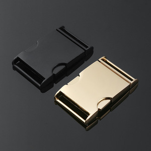Boucles de ceinture en métal à dégagement latéral en alliage de zinc durables pour sacs à dos noir argent or - Product Image 1