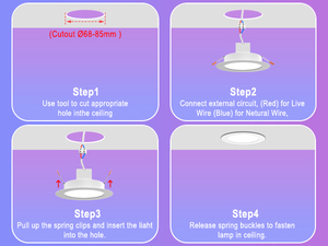 Foco ajustable RGB CCT estándar australiano para oficina en casa 10W regulable <span class=keywords><strong>Led</strong></span> empotrable Downlight - Product Image 5