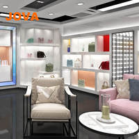 Boutique Handbag Store Intérieur Design personnalisé Armoire de présentation murale arrière en MDF