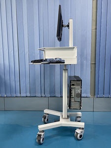 Carrelli per Laptop di alta qualità moderni strumenti medici odontoiatrici regolabili postazione Mobile in metallo alto carrello ospedaliero - Product Image 4