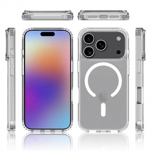 Funda Magnética Transparente de TPU para Teléfono, Protección Anticaídas para 17 Pro 17 PM, Diseño Personalizado - Product Image 3
