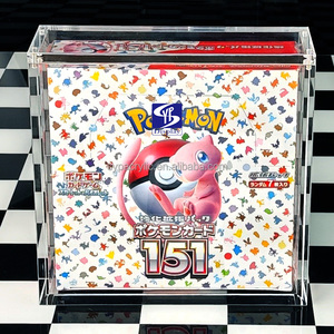 SYP UV résistance <span class=keywords><strong>Pokemon</strong></span> magasin Crad jeu Scarlet & Violet 151 grande boîte de rappel japonais acrylique 6mm étui avec couvercle magnétique - Product Image 1