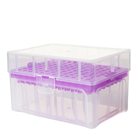 BestPrice 200Ul Boîte à embouts de pipette 96 embouts de pipette vides Support pour laboratoire